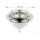 Βαλβίδα νεροχύτη 1 1/2" click clack Νο500 χρωμέ  OEM