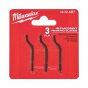 Ανταλλακτικά απογρεζωτή σετ 3 τεμ. Milwaukee 48224257