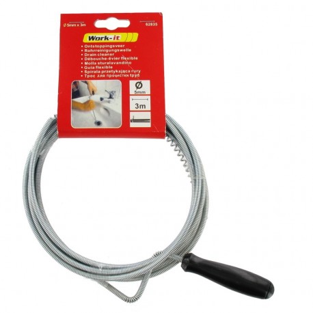 Ατσαλίνα απόφραξης 5m Φ8mm WORK IT 62858