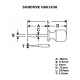 Κατσαβίδι ίσιο νάνος μαγνητικό 6,5x38mm SUNDOVE G861638