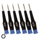 Κατσαβίδια ακριβείας Torx σετ 6 τεμ. 25mm T5-T10 OEM