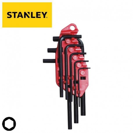 Κλειδιά άλλεν μετρικό σετ 10τεμ. STANLEY 0-69-253