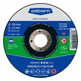 Δίσκος κοπής πέτρας 115x1.2x22.23mm Perfect C 60 R-BF DRONCO