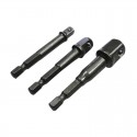 Αντάπτορες αρσενικοί σετ 3 τεμ. 1/4"-3/8"-1/2" Taiwan OEM