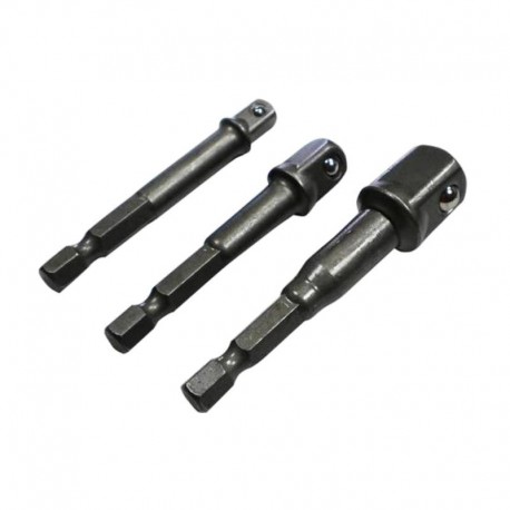 Αντάπτορες αρσενικοί σετ 3 τεμ. 1/4"-3/8"-1/2" Taiwan