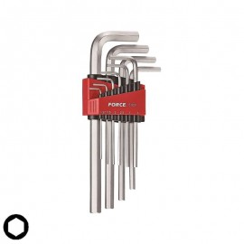 Κλειδιά άλλεν μακριά σετ 10 τεμ. FORCE 5102L