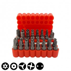 Μύτες 1/4" 25mm με μαγνητικό αντάπτορα σετ 33 τεμ. PASCO TOOLS 001639