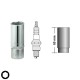 Καρυδάκι για μπουζί εξάγωνο 1/2" FORCE 8074