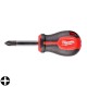 Κατσαβίδι νάνος σταυρός PH2x45mm μαγνητικό Milwaukee 4932471787