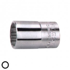 Καρυδάκι ίντσας 1/2"-1/2" πολύγωνο κοντό ACESA 710SS2120