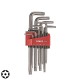 Κλειδιά άλλεν Torx με τρύπα μακριά σετ 9 τεμ. FORCE 5098LT
