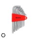 Κλειδιά Άλλεν Torx CrV σετ 9 τεμ. T10-T50 Mtx 123059