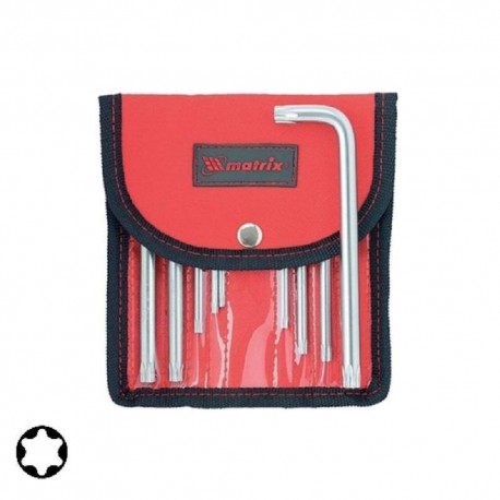 Κλειδιά Άλλεν Torx CrV σετ 9 τεμ. T10-T50 Mtx 123129
