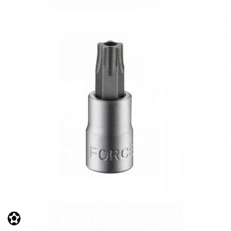 Καρυδάκι Torx 1/4" 5 γωνίες με τρύπα κοντό FORCE 32F32