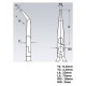 Μυτοτσίμπιδο κυρτό ηλεκτρολογικό 1000V 200mm KNIPEX 26 26 200