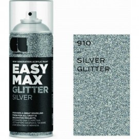 Σπρέι Glitter Silver Easy Max 400ml No910 COSMOS LAC