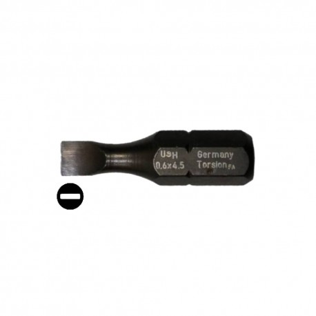 Μύτη 1/4" ίσια (slotted SL) 25mm USH