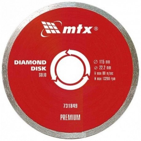 Δίσκος Διαμαντέ Πλακιδίων Φ230x22.2 Mtx 731919