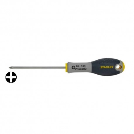 Κατσαβίδι σταυρός PH1x100mm inox STANLEY FMHT0-62644