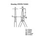 Μυτοτσίμπιδο ίσιο Dynagrip 150mm STANLEY STHT0-74363
