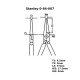 Μυτοτσίμπιδο ίσιο ηλεκτρολογικό 1000V 210mm STANLEY 0-84-007