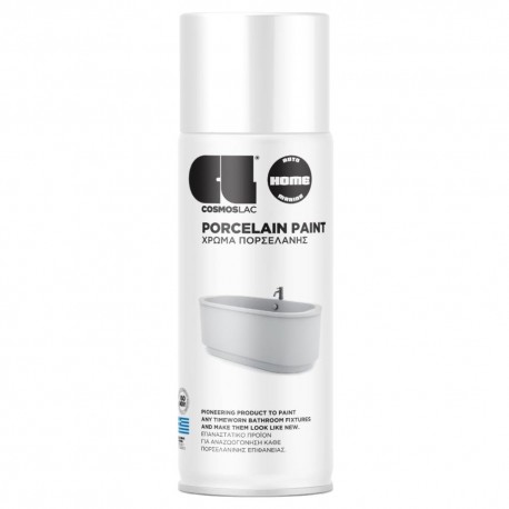 Σπρέι Σμάλτο Πορσελάνης Porcelain Paint 400ml Νο401 COSMOS LAC