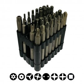 Μύτες 1/4" 75mm σετ 32 τεμ. PASCO TOOLS 001663