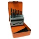 Τρυπάνια αέρος μαύρα σετ 19 τεμ. από 1mm έως 10mm PASCO TOOLS 000079