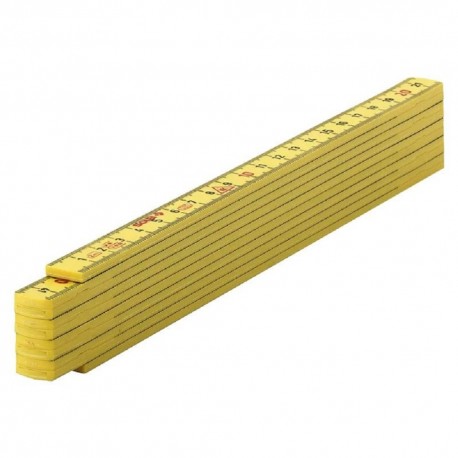 Μέτρο σπαστό πλαστικό κίτρινο 2m Sola HK2/10G