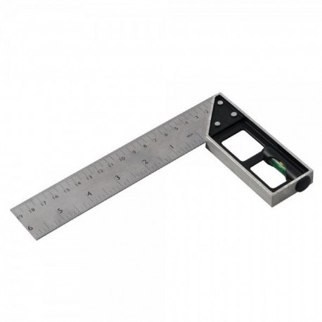 Γωνία με αλφάδι 180 mm  Black Rhino 60006