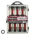 Κατσαβίδια ακριβείας Torx σετ 7 τεμ. 50mm T5-T15 PASCO TOOLS