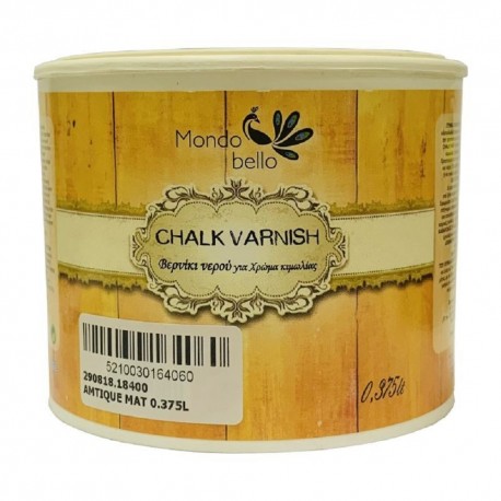 Βερνίκι νερού αντικέ Νο164 Chalk Varnish 375ml MONDO BELLO TETRALUX
