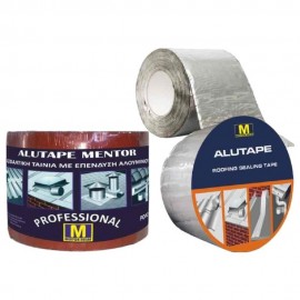 Ασφαλτική μονωτική ταινία 10cmx10m ασημί Alutape MENTOR