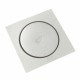 Σχάρα δαπέδου 12x12cm Inox με καπάκι click-clack OEM