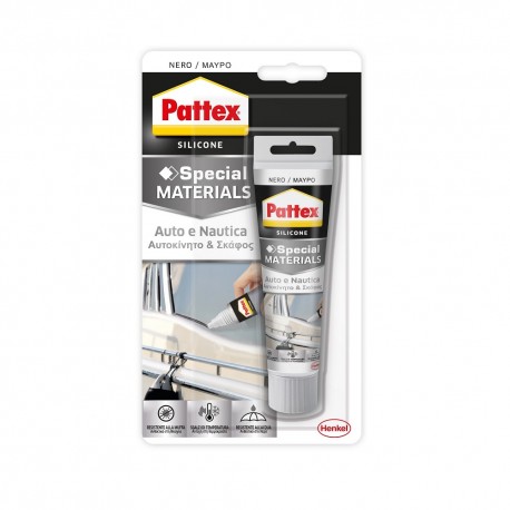 Σιλικόνη Autonautica μαύρη 50ml PATTEX