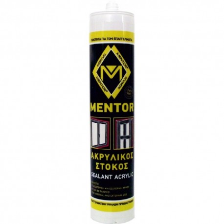 Ακρυλική μαστίχη λευκή 280ml MENTOR