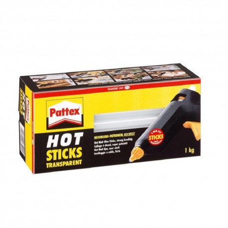 Σιλικόνη σε ράβδους διάφανη 1Kg Pattex