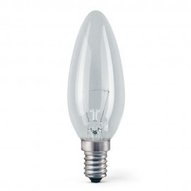 Λάμπα Πυρακτώσεως E14 Κεράκι 40W 240V Γάλακτος  OEM