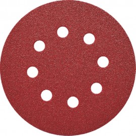 Δίσκος λείανσης Φ125 Velcro με 8 τρύπες Smirdex 330