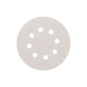 Δίσκος λείανσης λευκός Φ125 8 τρύπες Velcro Smirdex 510