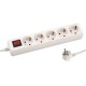 Πολύπριζο με διακόπτη και καλώδιο 1.5m 3X1.5mm Eurolamp