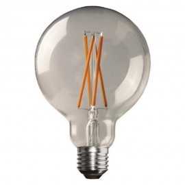 Λάμπα LED Filament γλόμπος G125 E27 11w ντιμαριζόμενη γυάλινη Eurolamp