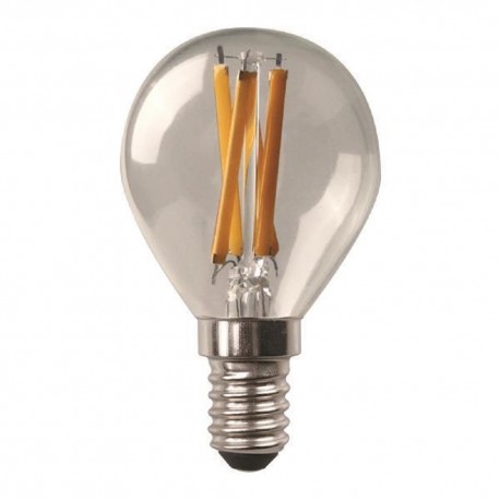 Λάμπα LED σφαιρική FILAMENT G45 E14 2700K γυάλινη Eurolamp