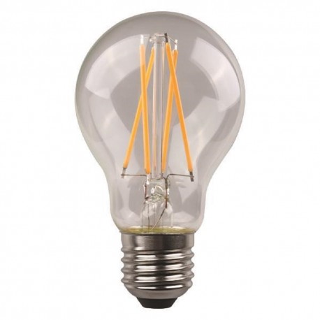 Λάμπα LED κοινή FILAMENT A60 E27 2700K γυάλινη ντιμαριζόμενη Eurolamp