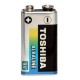 Μπαταρία Toshiba αλκαλική 9V μεγάλη 6LF22