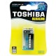 Μπαταρία Toshiba αλκαλική 9V μεγάλη 6LF22
