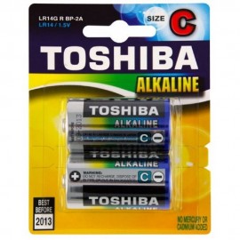 Μπαταρίες Toshiba C αλκαλικές σετ 2 τεμ. 1.5V LR14