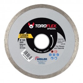 Δίσκος διαμαντέ δομικών υλικών Φ125 Toroflex spezial  weiler 25633