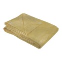 Μουσαμάς μπεζ με κρίκους 4x6 μέτρα 120gr OEM