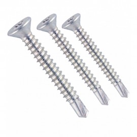 Τρυπανόβιδες 4,2mm φρεζάτες γαλβανιζέ 100 τεμ. 